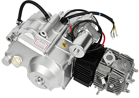 MINRS Motor de gasolina de 5,8 kW, 125 cc, motor de estacionamiento, bajo consumo de combustible, motor de gasolina portátil, con filtro de aire de 4 tiempos, monocilindro, refrigerado por aire,