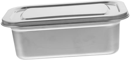 Garneck Boite Glace 3 Pièces Boîte à Glace Bacs De Stockage De Congélateur Boîte à Lunch Empilable Boite Rangement Refrigerateur Café Lor Bacs De Stockage De Crème Glacée Récipient à Glace Silver