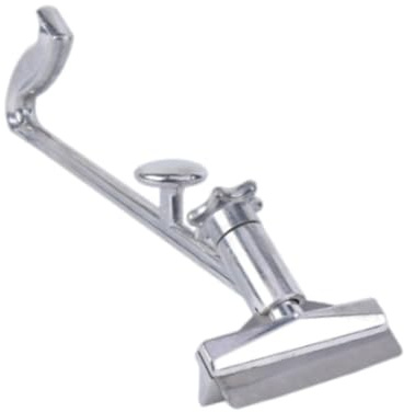 Bêche professionnelle pour barbecue extérieur en alliage d'aluminium outil de nettoyage avec design réglable et poignée confortable