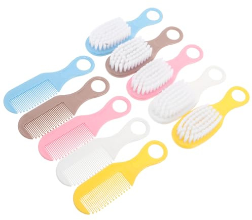 WOONEKY 5 Set Setole Morbide per Del Capelluto Massaggio Sicuro per Rimozione Colori