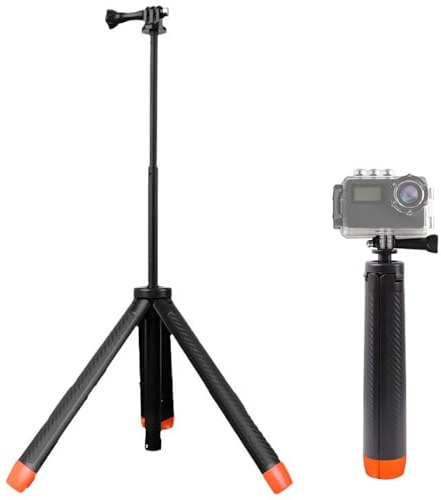 Trépied Selfie Extensible Et Étanche,57CM Bâton De Selfie Poignée Flottante,Poignée Flottante pour Gopro Accessoires,Perche À Selfie pour Caméra Sport,pour Gopro Autres Caméras Action,Kiuiom