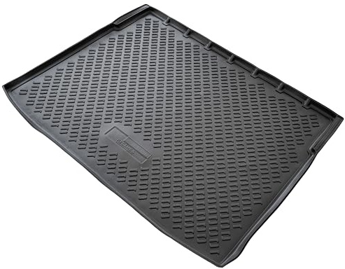 RECAMBO Rubber boot liner upper loading floor suitable for Vauxhall Crossland Year of Manufacture from 2017 - Perfect fit with edge, non-slip, robust rubber, easy to clean, protection against dirt and