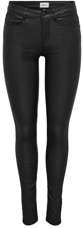 ONLY Faux Leather Trousers ONLANNE Skinny Fit Faux Leather Trousers
