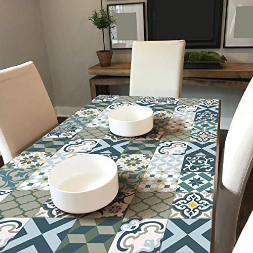 Ambiance Sticker Vinyle Adhésif pour Meuble, Modèle 1A, carreaux 20 x 20 cm | Autocollant meuble, pose facile, crédence adhésive cuisine, lot stickers, papier vinyle adhésif pour meuble, revêtement bois