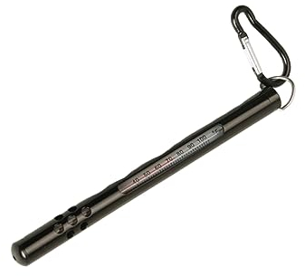 HEMOTON Fischereisthermometer Tragbar Mit Bleistiftspitze Celsius Und Fahrenheit Schwarz Für Angeln Und Outdoor
