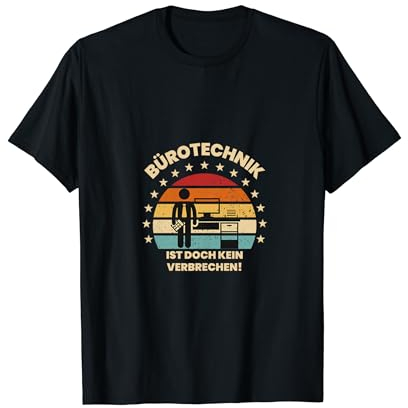 Bürotechnik ist doch kein Verbrechen | Deutsches Meme T-Shirt