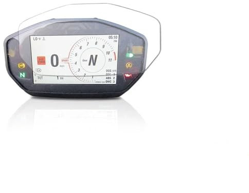 FJHEBIOUB Proteggi Schermo per Cruscotto per Ducati Hypermotard 950 Streetfighter Panigale V2 Supersport 950 / S 2021 Moto Cluster Pellicola di Protezione AntiGraffio dello Schermo(2cps)