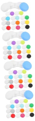 Beavorty 48pcs Travel Case Tight Seal Small and Lightweight Daily Lenses Organizer for Contact Lenses Eye Halloween Packing Box