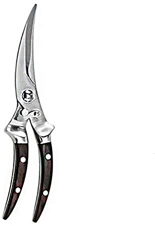 Kitchen Scissors, 5 Styles Kitchen Powerful Chicken Bone Scissors Chicken Duck Fish Cutter Shears Stainless Steel Scissors Scale Clean Cook Scissors Knife (Color : 02) (02)
