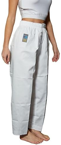 Karate Senpai Pantaloni Karate-Gi Pantalone Arti Marziali in Cotone e Poliestere con Elastico in Vita (5/180)