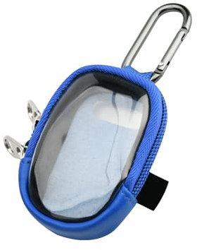 Custodia protettiva per lettore MP3 Clip On Custodia impermeabile Design Blu Con Fibbia in Metallo