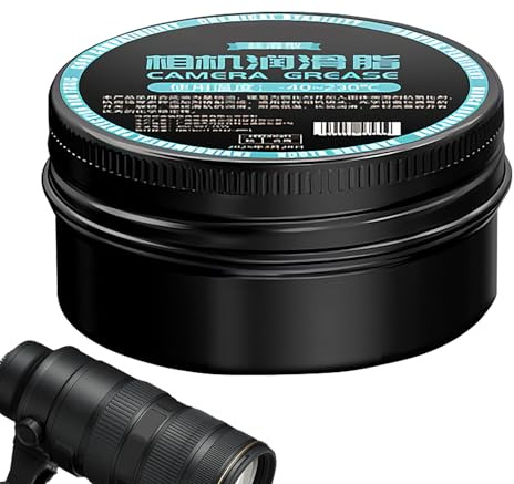 Graisse pour Objectifs d'Appareil Photo,Lubrifiant pour Objectifs d'Appareils Photo Argentique 30 g - Protection Anti-Rouille pour Obturateurs et Bagues pour Photographes Amateurs