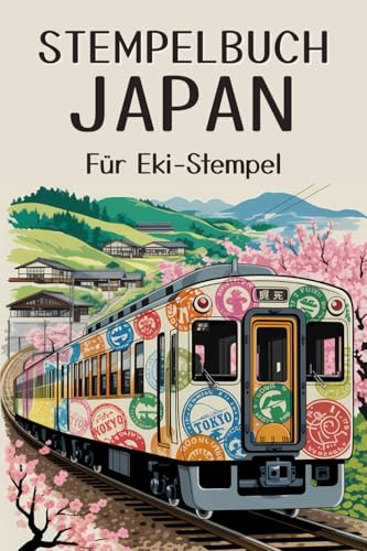Stempelbuch Japan: Dein Reisetagebuch für Eki-Stempel & Erinnerungen | Japan Reise Stempelbuch | Kompaktes Format für unterwegs