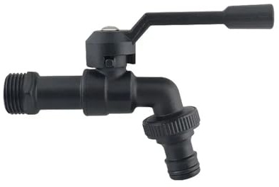 Grifo de Jardín Grifo de agua doble for exterior, adaptador manguera jardín 1/2'' a 3/4'', conector latón for tanque 1 entrada y 2 entradas(Color 4)