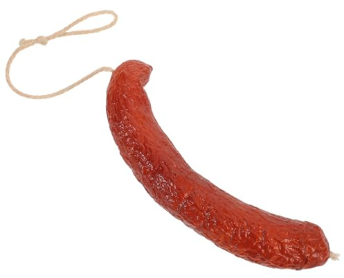 YARNOW Wurstattrappe für Foodfotografie Werbe und Ausstellungsstück Realistisches Fleischimitat Unzerbrechlich für Restaurantpräsentationen und Dekorationen