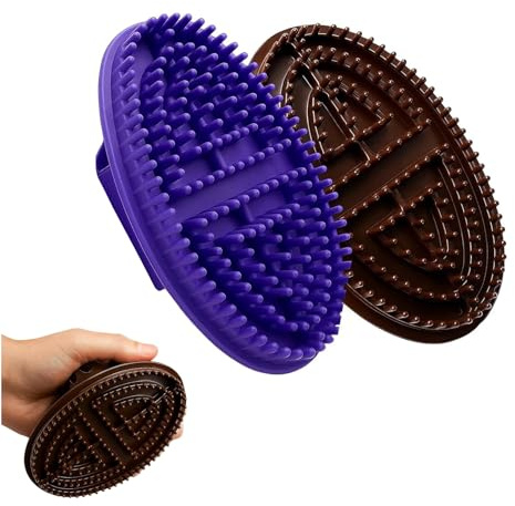Ruvan 2 Stücke Massagebürste, Massagebürste Körper, Gua Sha Körper, Meridian-Bürste Für Muskelentspannung Und Erholung, Lindert Müdigkeit Ergonomisch Für Den Ganzen