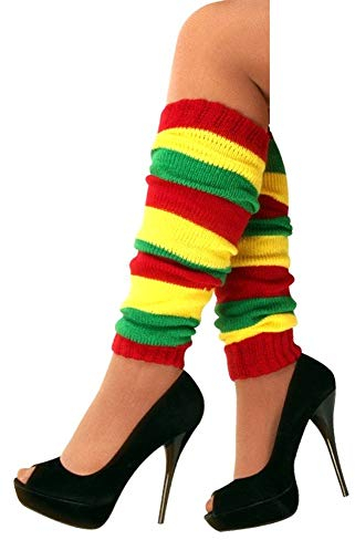 krautwear® dam benvärmare stulpen legwarmers ovandade strumpor 80-talet 1980 år