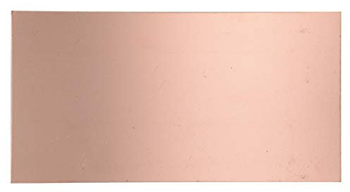 sourcing map Einseitige kupferkaschierte Laminat Leiterplatte FR4 250x130mm 9.84x5.12 Zoll 1.5mm Dicke DIY Prototyp PCB Tafel Namensschild
