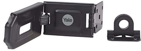 Yale cerniera in acciaio indurito Y155B/160/BK nera, 160 mm, adatto a cancelli e capanni, alta protezione