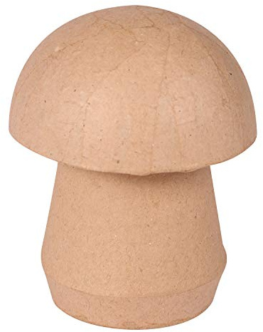 Décopatch BT065C - Schachtel aus Pappmaché, Pilz, 7,5x9,5cm, 1 Stück