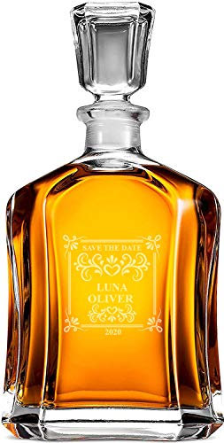 Decanter de Whisky personalizado, tamanho 70ml, Decanter de Vidro