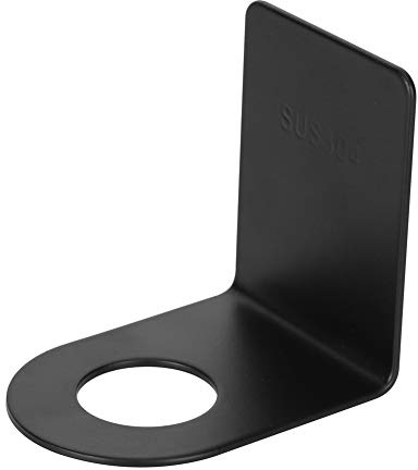 Edelstahl Seifenspender Halterung selbstklebend 27mm, Wandhalter für Desinfektionsmittel Shampoo Flaschen, rostfreier Universalhalter für Bad Küche WC