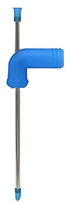 Strohhalm Edelstahl 1 STÜCK Bier Schnorchel Straight Stroh Bier Trichter Doppelt Schnorchel Trinken Bier Bar Werkzeuge Festivals Party Edelstahl-Strohhalme (Color : Blue)
