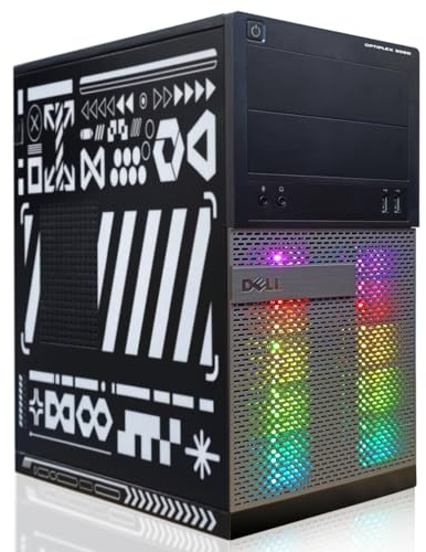 Dell pc Gaming Completo, Ordenador de sobremesa,Quad Core I7 up to 3.9GHz, GeForce GTX 750 Ti 4GB GDDR5, RAM 16GB, SSD 1TB, WiFi 600M, Bluetooth 5.0, W10P64 (reacondicionado)