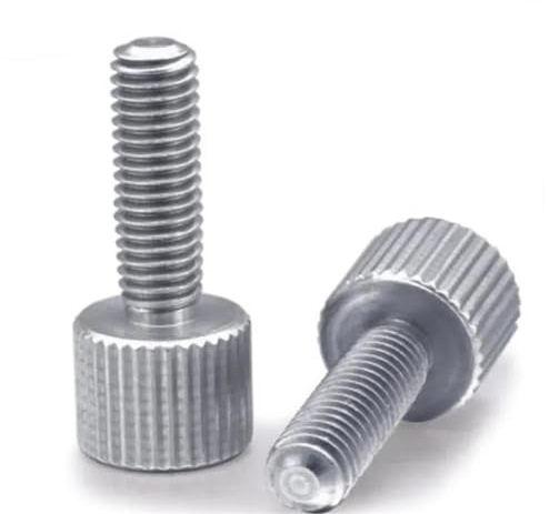 Handmutter, 2–10 Stück, M2, M2,5, M3, M4, M5, M6, M8, 304 Edelstahl, kleiner Kopf, Rändelschrauben, gerändelter Kopf, manuelle Einstellung, handfest anziehende Schrauben, 8 mm, M3 (5 Stück) (Color :