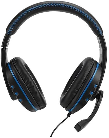WatioWave Casque de Gaming Komc K4 Bleu - Idéal pour l'immersion dans Les Jeux - Son de Haute qualité et Confort assuré - Idéal pour Les Longues Sessions de Jeu.
