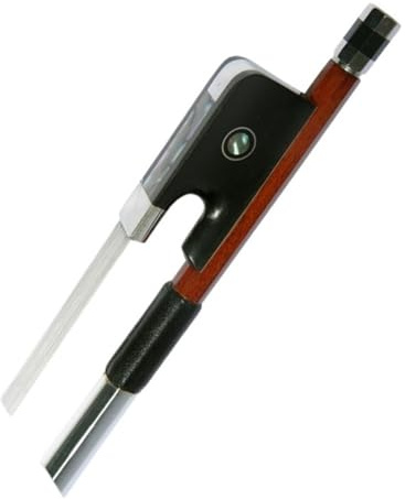 Geigenbogen Geigenbogen achteckige Bogenstange Mahagoni Ebenholz Rundbogen Schachtelhalmbogen(3/4 hematoxylin bow)