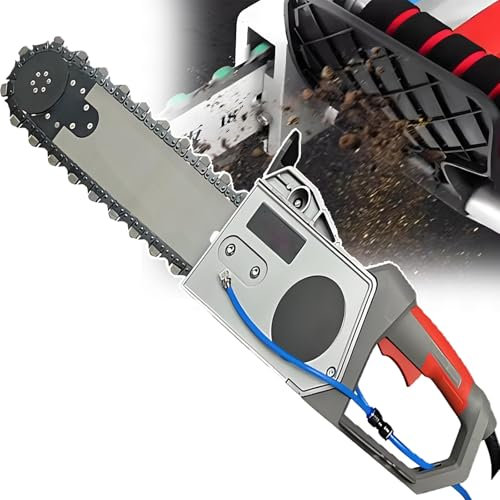 ErShangMao Motosierra Eléctrica Profesional De Diamante para Hormigón - Motosierra Ranuradora De Paredes De 35/48 Cm con Bomba De Agua Integrada Y Corte Automático De Agua (Motosierra Doble),350