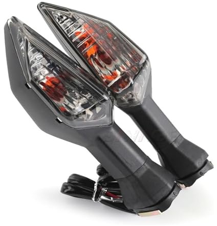 Luces Señal Giro para Kaw&asaki Z900 Z125 Z750 Z650 Z300 Z400 Z800 Z1000 Indicadores De Giro De Motocicleta Luz De Señales De Giro De Motocicleta Intermitentes para Motocicleta(2PCS Light Smoke)