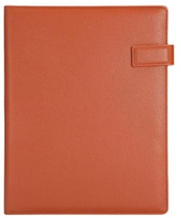 Dossier De Conférence Organisateur De Documents En Cuir À Fermeture Magnétique Avec Tableau D'écriture Poche Pour Carte Fente Pour Stylo Élastique 250x320mm Étui En Cuir