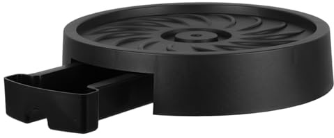 VICASKY Supporto Mobile per Piante in Vaso con Ruote Antiscivolo da 22 Cm, Carrello Sottovaso con Vassoio di Drenaggio Integrato per Protezione Pavimenti, Base Robusta per Spostamento