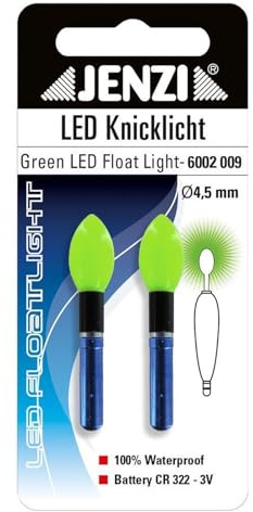 Jenzi LED Knicklicht Bulb 2 STK. Grün