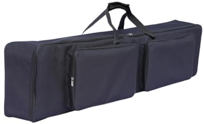 Guangcailun Funda para piano electrónico con doble cremallera y ajustable, bolso de hombro Oxford para músicos que viajan, funda para teclado de 88 teclas, mochila para piano eléctrico.