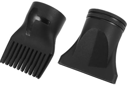 ifundom Ugello per Styling Pezzi Beccuccio e per Asciugacapelli 2 con Plastica in Piatto Pettine Resistente alla Deformazione Chioma in Salone
