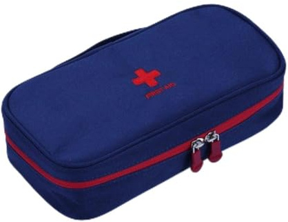 Lifesport Erste Hilfe Set, Erste-Hilfe-Koffer First Aid Kit Notfalltasche Oxford Medizinisch Tasche Klein kompakt Perfekt Design für Haus Auto Camping Jagd Reisen Natur und Sport (Dunkelblau)