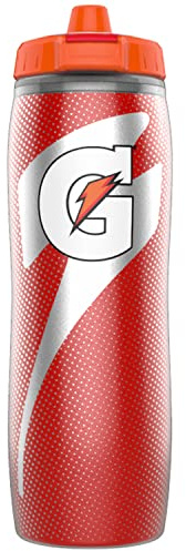 Gatorade Insulated Squeeze Bottle, Red, 30oz