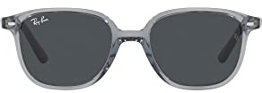 Ray-Ban LEONARD JR RJ 9093S Barnsolglasögon TRANSPARENT BLUE/DARK GREY 45/16/130