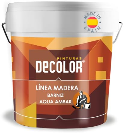 Barniz Mate Nogal Medio al agua. 750 ML