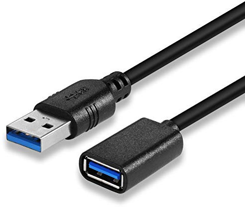 UYGHHK USB Extension Cable, USB 3.0 A Male to A Female Lead, 5Gbps High Speed AM to AF Data Transfer Extender for USB Keyboard, Disk Webcam Mouse Hard Drive Printer