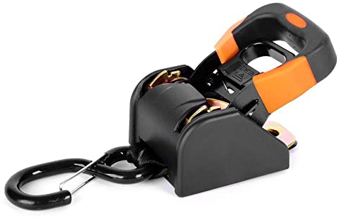 Automatik Spanngurt 1,2 m Länge und 47 mm Breitmit Ratsche zur Festmontage EN 12195-2 2018 automatischer Zurrgurt aufrollend Ratschengurt Zurrgurt für Pkw Anhänger Quad Motorrad