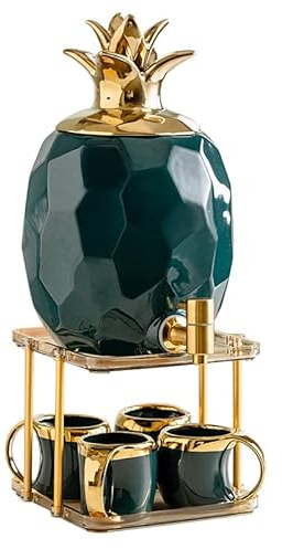 Jus Carafe d'eau Ananas en céramique peut boire pot bouilloire froide ensemble blanc froid ouvert ménage résistant aux hautes températures bouilloire froide tasse avec robinet Thé Cruche