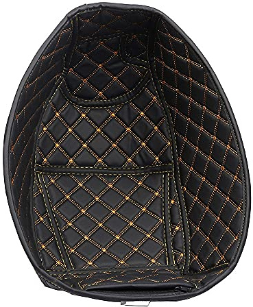 Beelooom Protector de Revestimiento de Carga para Maletero Trasero de PU de Motocicleta Almohadilla para Asiento de Motocicleta para NMAX 155