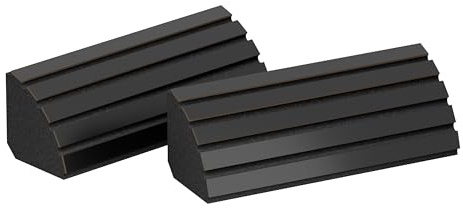 Lot de 2 pièges à basses d'angle pour montage dans un coin sous le plafond et le mur | Traitements acoustiques pour studio d'enregistrement | 23x50cm | [x2 POLETRAP-H | Noir]