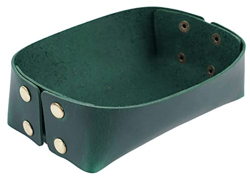WASTEBIN Valet Tray Viereckiges Würfeltablett Schreibtisch Kommode Leder Tablett Für Den Eingangsbereich Dump Tabletts Für Schlüssel Münzen Geldbörse