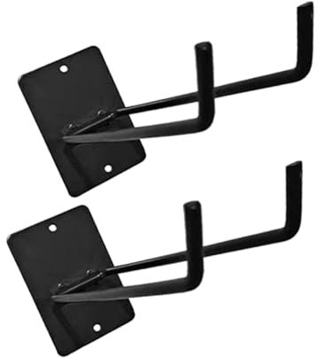 Happyyami 2stücke Wandmontierter Besenhalter Aus Eisen Mopp Und Besen-Organizer Aufhängen Wand Für Reinigungsmittel Und Gartengeräte