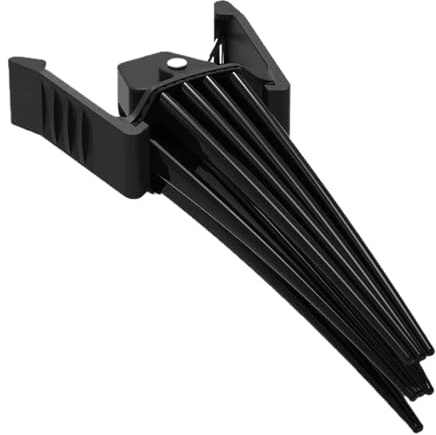 Clips de raíz, herramienta de volumen fácil para el cabello, diseño de elevación instantánea de 3.54 x 1.57 pulgadas, realzador de estilo natural, juego de clips para mujeres, delgado, corto,